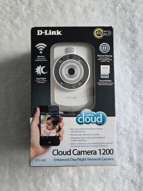 D-Link Cloud Camera 1200 Enhanced Day/Night Network Camera